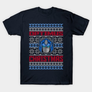 Transformers Gen 1 Optimus - Ugly Christmas sweater T-Shirt